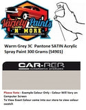 Warm Grey 3C  Pantone SATIN Acrylic Spray Paint 300 Grams (S4901) 