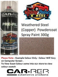 Weathered Steel (Copper)  Powdercoat Spray Paint 300g