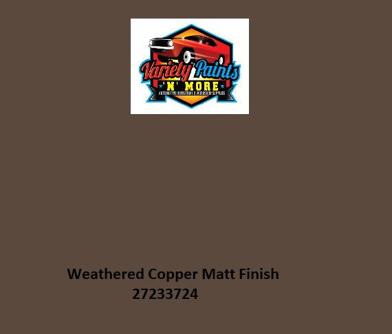 33724 Weathered Copper MATT Powdercoat Spray Paint 300g 18S5133