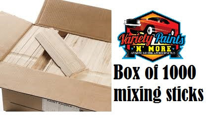 Wooden Paint Mixing Sticks Box of 1000 33.5mm Long x 25mm wide