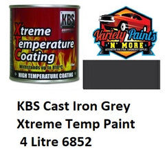 KBS Cast Iron Grey Xtreme Temp Paint 4 Litre 6852