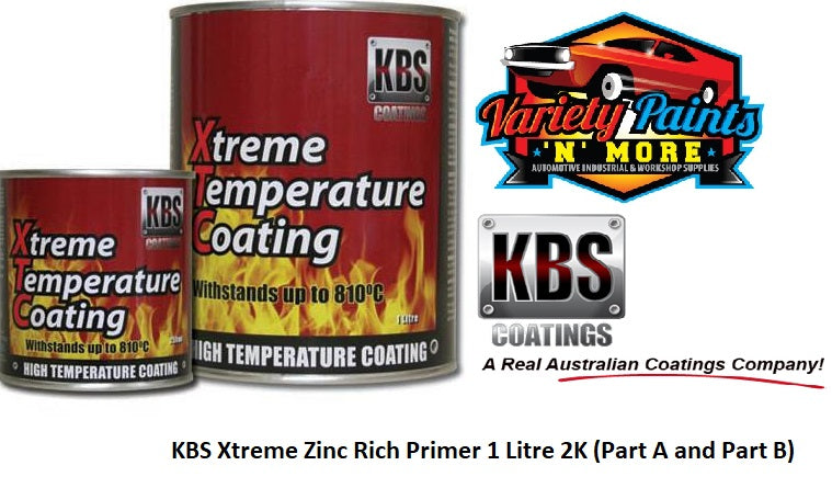 KBS Xtreme Zinc Rich Primer 1 Litre 2K (Part A and Part B)