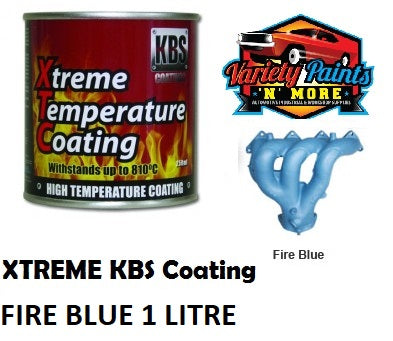KBS Fire Blue Xtreme Temp Paint 1 Litre 6843