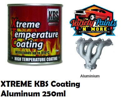KBS Aluminium Xtreme Temp Paint 250ml 6825
