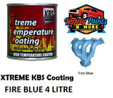 KBS Fire Blue Xtreme Temp Paint 4 Litre 6853