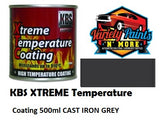 KBS Cast Iron Grey Xtreme Temp Paint 500ml VARIETY PAINTS N MORE 