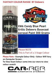 XW6 Candy Blue Pearl Xrillic Debeers Basecoat Aerosol Paint 300 Grams