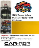 Y1736 Canary Yellow BASECOAT Spray Paint 300 Grams