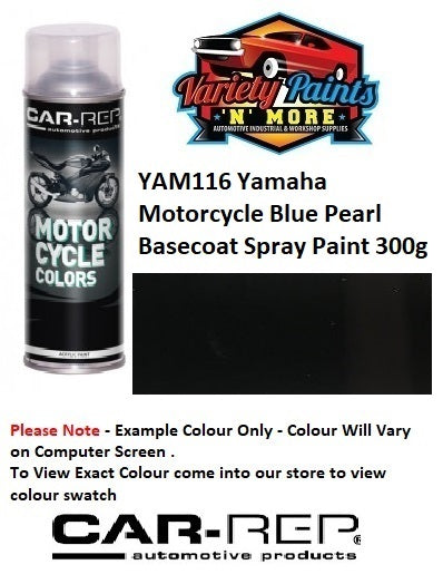 YAM116 Yamaha Motorcycle Blue Pearl Basecoat Spray Paint 300g