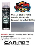 YAM125 Blue Metallic Yamaha Motorcycle Basecoat Spray Paint 300g 