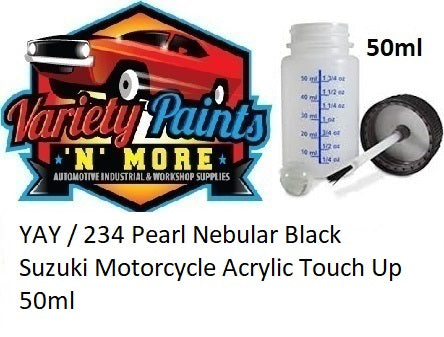 YAY / 234 Pearl Nebular Black Suzuki Motorcycle Basecoat Touch Up 50ml
