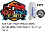 YAY / 234 Pearl Nebular Black Suzuki Motorcycle Basecoat Touch Up 50ml