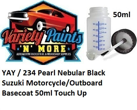 YAY / 234 Pearl Nebular Black Suzuki Motorcycle/Outboard Basecoat 50ml Touch Up