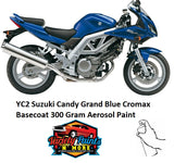 YC2 Suzuki Candy Grand Blue Cromax Basecoat 300 Gram Aerosol Paint