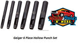 Geiger 6 Piece Hollow Punch Set