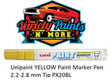 Unipaint YELLOW Paint Marker Pen 2.2-2.8 mm Tip PX20YE