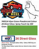 YK051A Viper Green Powdercoat Colour 2K Direct Gloss  Spray Touch Up 300 Gram 