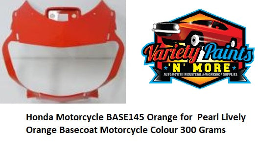 Honda Motorcycle BASE145 Orange for  Pearl Lively Orange Basecoat Motorcycle Colour 300 Grams