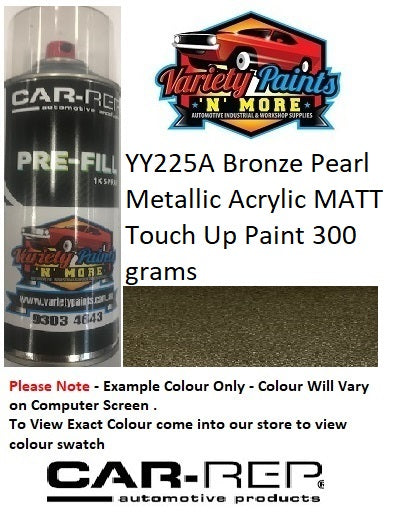 YY225A Bronze Pearl Metallic Acrylic MATT Touch Up Paint 300 grams