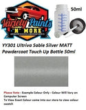 YY301 Ultriva Sable Silver MATT Powdercoat Touch Up Bottle 50ml 