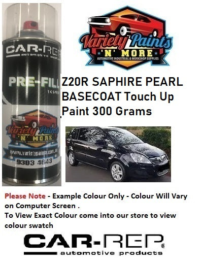 Z20R SAPHIRE PEARL BASECOAT Touch Up Paint 300 Grams
