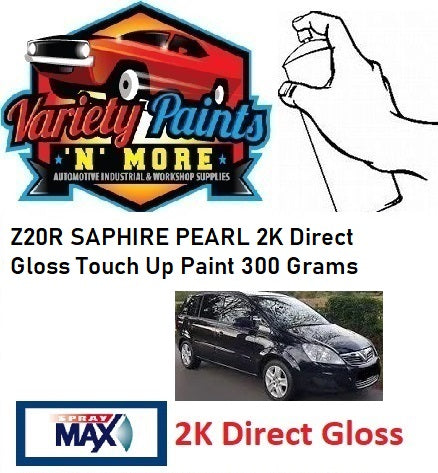 Z20R SAPHIRE PEARL 2K Direct Gloss Touch Up Paint 300 Grams