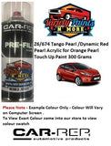 Z6/674 Tango Pearl /Dynamic Red Pearl ACRYLIC Ford Touch Up Paint 300 Grams
