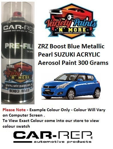 ZRZ Boost Blue Metallic Pearl SUZUKI ACRYLIC Aerosol Paint 300 Grams