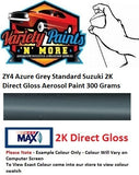 ZY4 Azure Grey Standard Suzuki 2K Direct Gloss Aerosol Paint 300 Grams