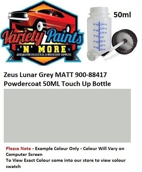 90Z7769M Zeus® Lunar Grey MATT 900-88417 Powdercoat Matched 50ML Touch Up Bottle