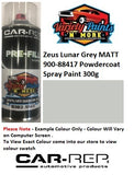 Zeus Lunar Grey MATT 900-88417 Powdercoat Spray Paint 300g  