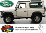 456/NUC Landrover Alpine White Acrylic Touch Up Paint 300 Grams