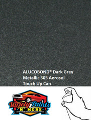 505 Alucobond Dark Grey Metallic Satin Spray Paint 300g