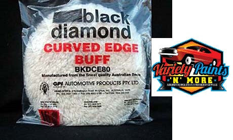 Black Diamond Wool Heavy Duty Curved Edge Buff Pad
