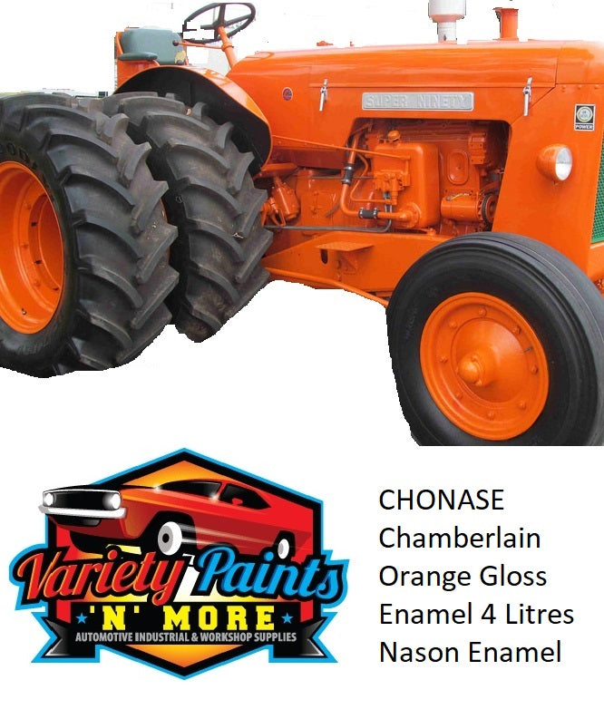 CHONASE Chamberlain Orange Gloss Enamel 4 Litres Nason Enamel