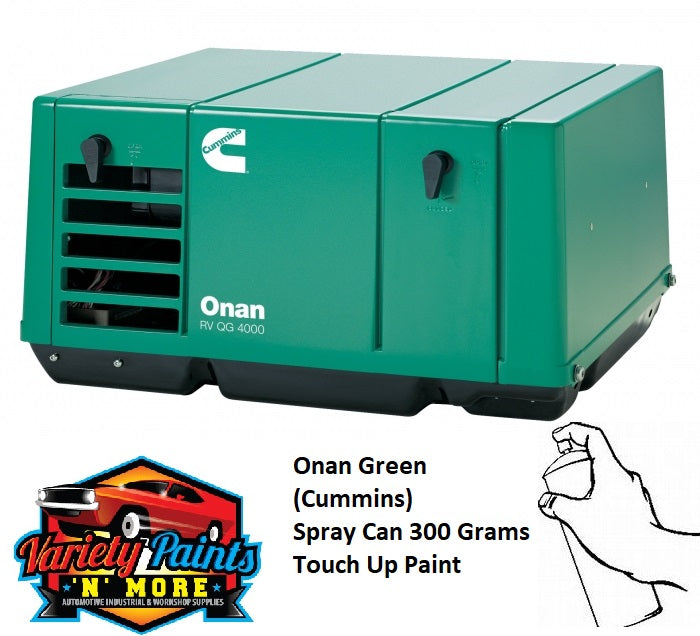 Onan Green (Cummins) Industrial Gloss Enamel Spray Paint 300g 5IS 75A