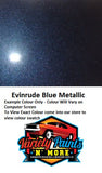 Evinrude G5637 Outboard E40 Blue/Green Metallic Pearl Basecoat Gloss Spray Paint 300g 2IS 24A + SH1