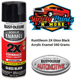 RustOleum 2X Gloss Black Acrylic Enamel 340 Grams