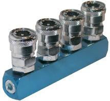 Geiger 4 Way Quick Coupler Inline