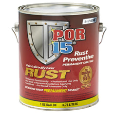 POR15 3.78 Litre Rust Preventative Paint Silver 45301