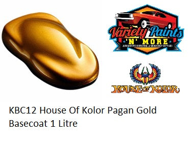 KK12 House of Kolor Pagan Gold Kandy BASECOAT 1 Litre KBC12