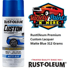 RustOleum Premium Custom Lacquer Matte BLUE 312 Grams