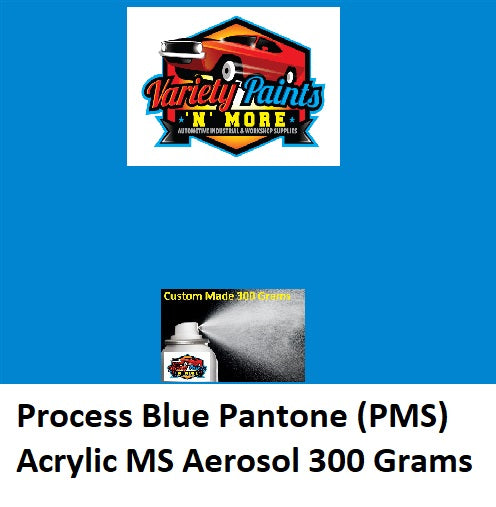 Pantone Process Blue (PMS) Acrylic MS Spray Paint 300 Grams