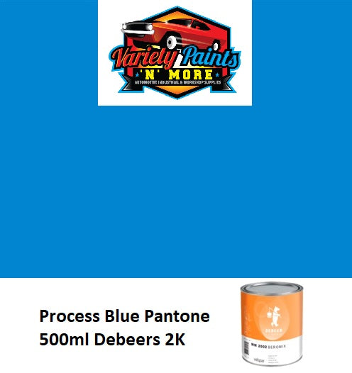 Pantone PROCESS Blue Debeers 500ml Beromix 2000 2K Paint Mix