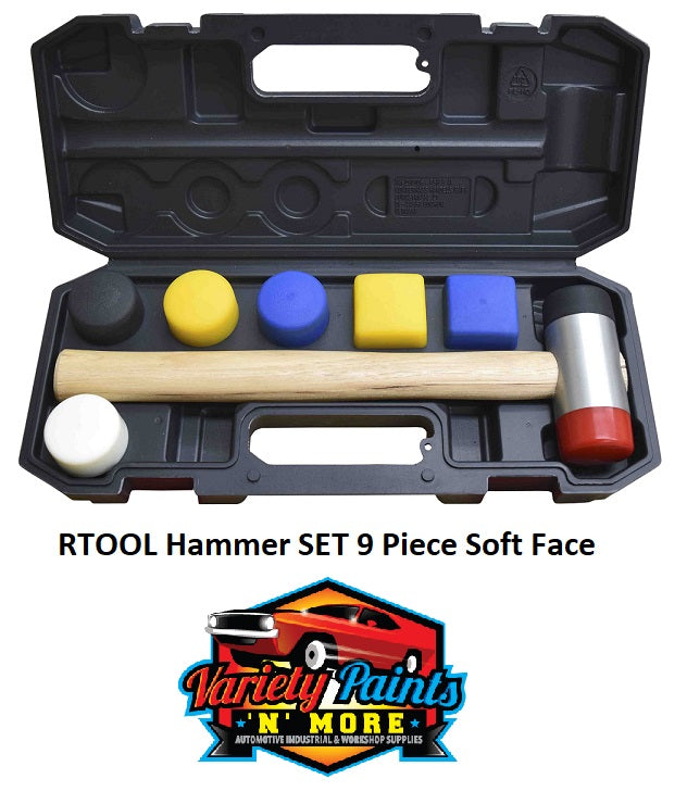RTOOL Hammer SET 9 Piece Soft Face