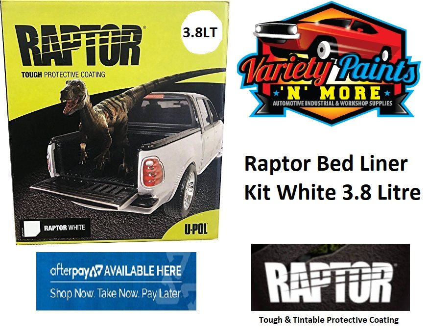 Upol Raptor Bed Liner Kit W351 WHITE 3.8 Litre