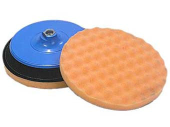 Velocity Orange Waffle Soft foam pad 150mm