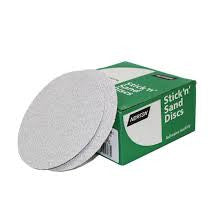 Norton No-Fill Stick & Sand Disc 150mm 240 Grit BOX 100