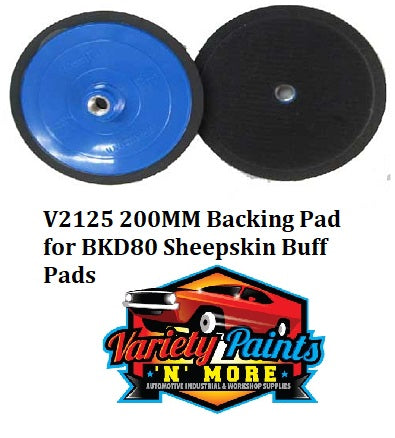200mm x M14mm Backing Pad for BKD80 Sheepskin Tie On Buff Pad