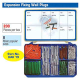Torres Expansion Fixing Wall Plugs 200  Pieces